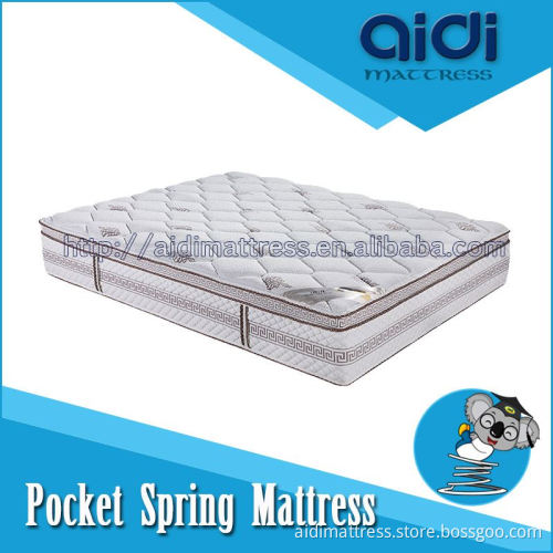 Chinese bed mattress Gel memory foam Champion Pocket coil spring mattress ANU-0332B